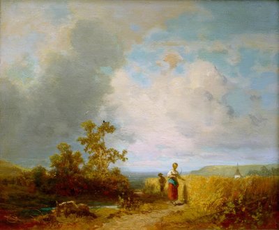 Schnitter bei der Ernte von Carl Spitzweg